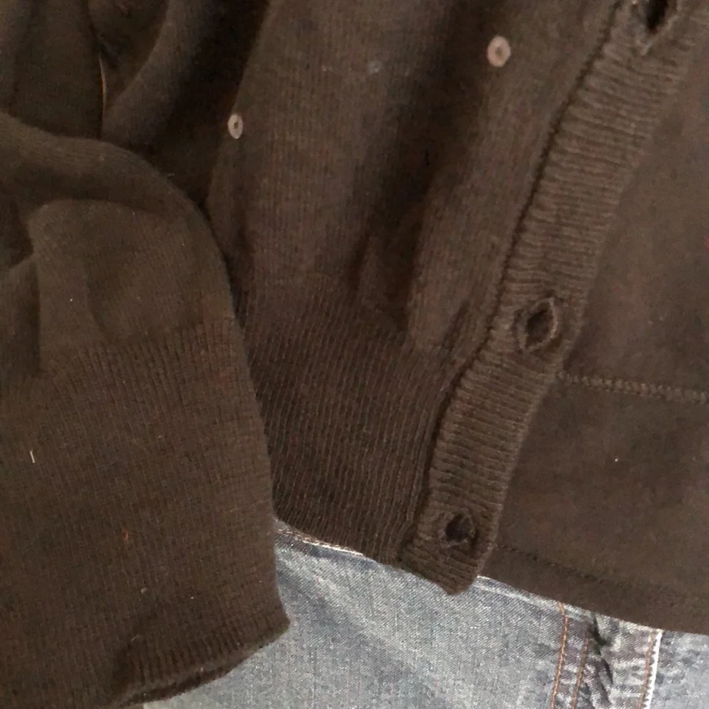 JONES NEW YORK LIGHTWEIGHT CARDIGAN SWEATER with cascading sequins NWOT sz XLP - Picture 3 of 6
